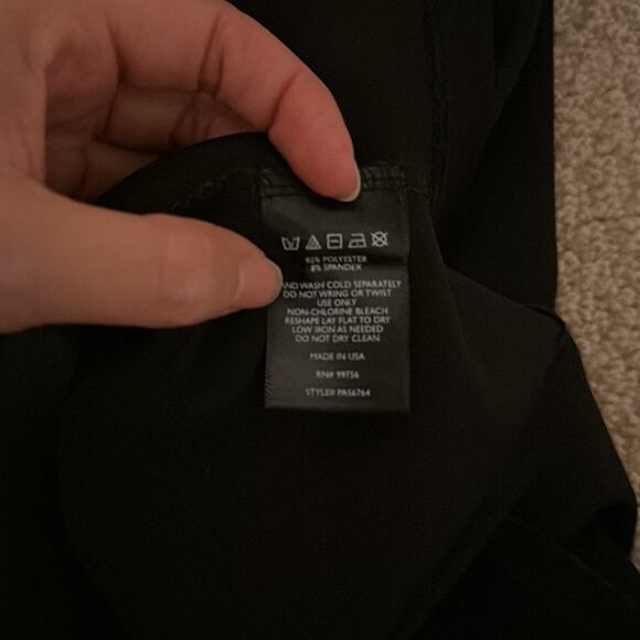 painted threads black a-line skirt - Picture 3 of 3